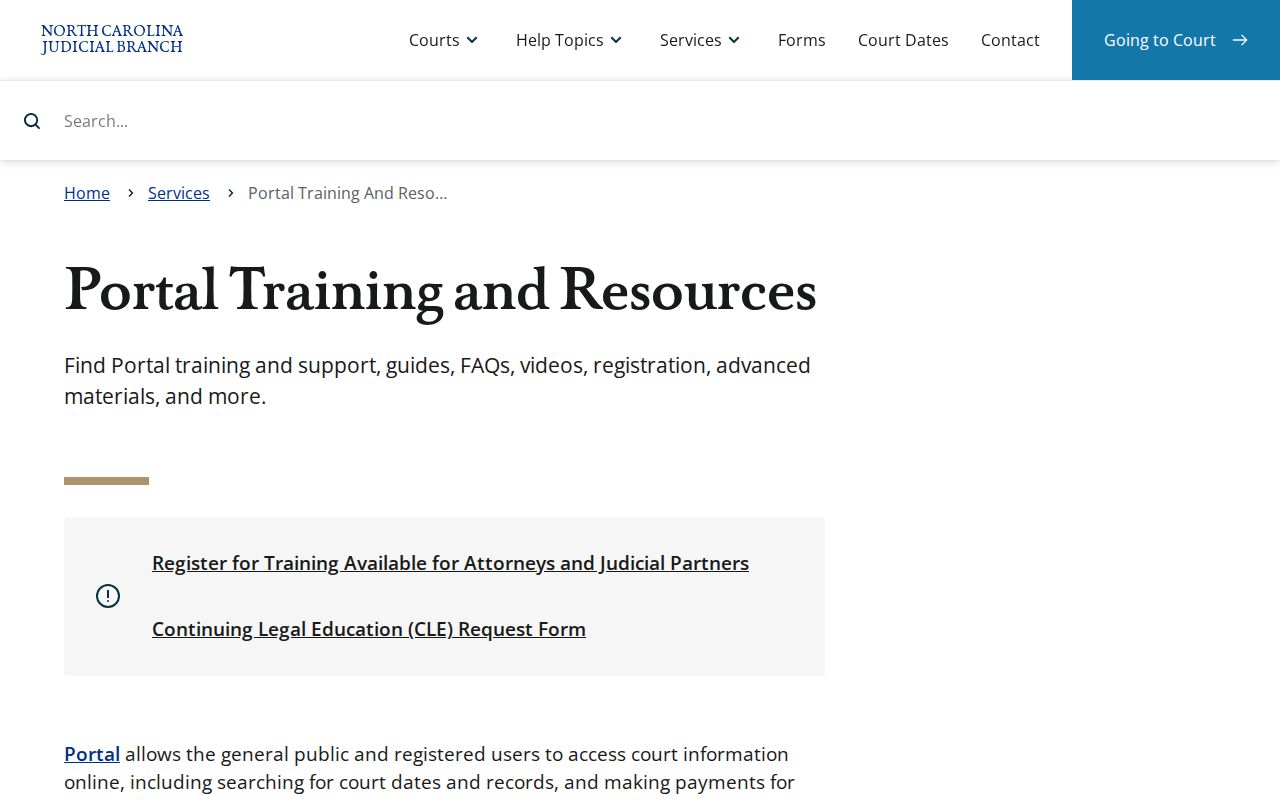 Rutherford County criminal court case Smart Search training