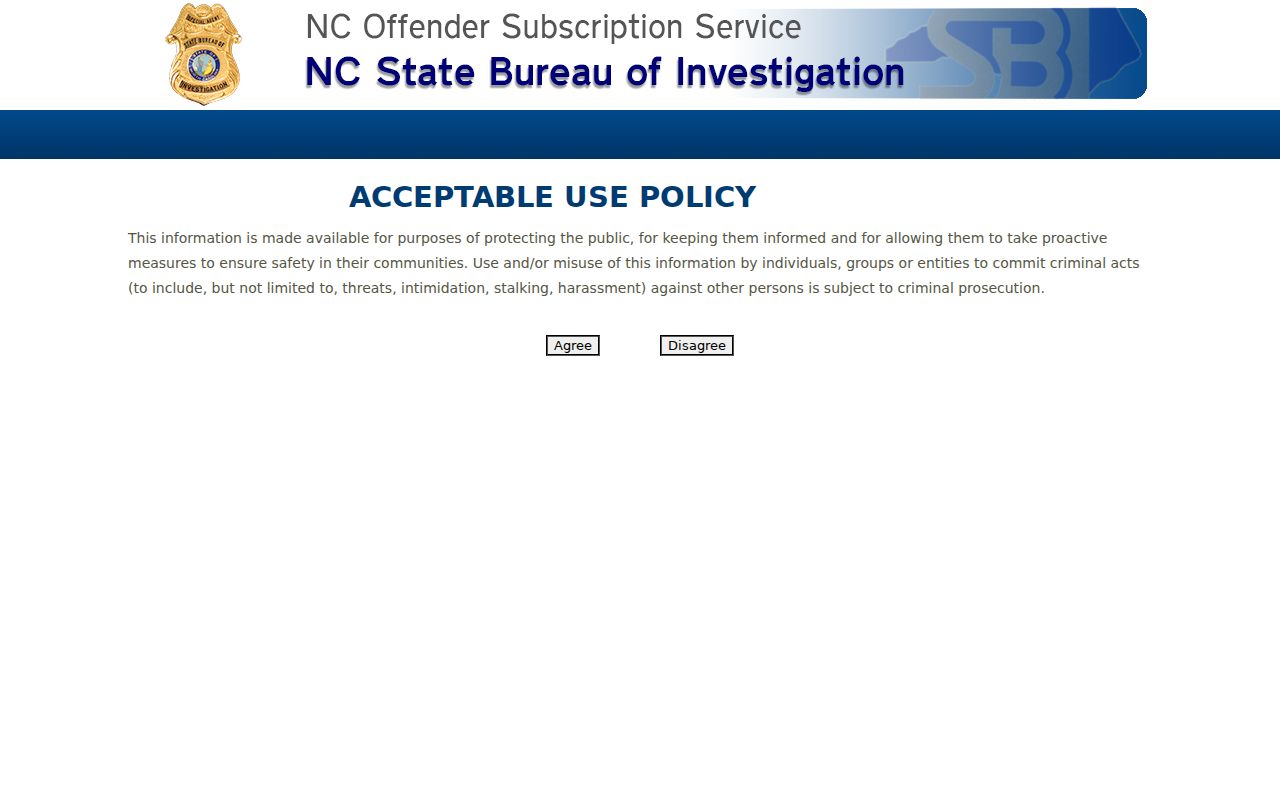 Rutherford County sex offender registry email alert signup